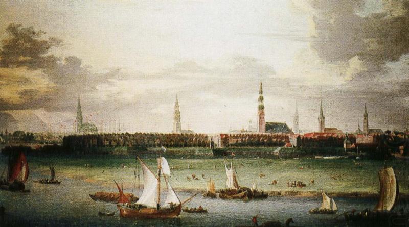 wolfgang amadeus mozart Anonymous painting Hamburg, one of the most important Hanseatic port china oil painting image
